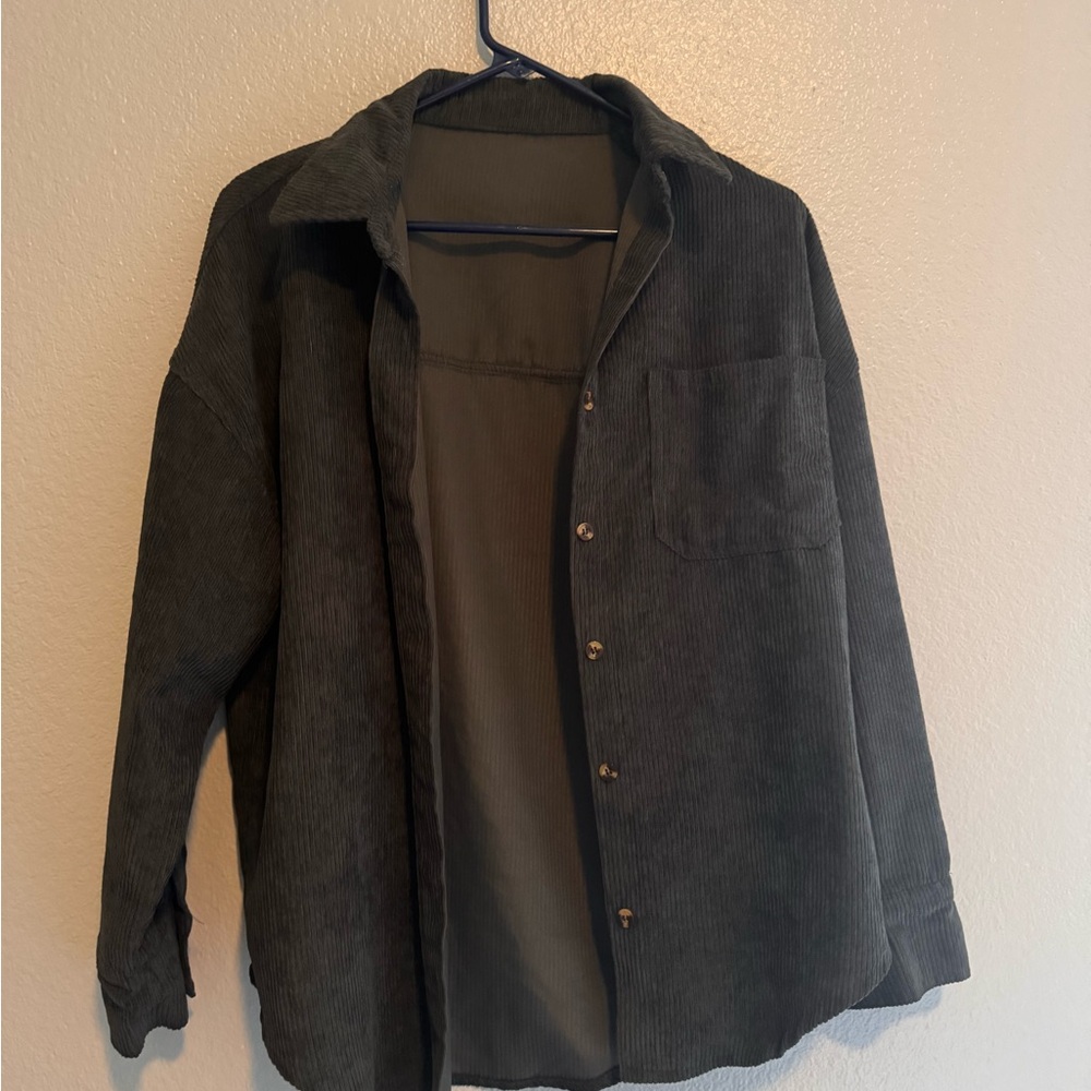 Dark Grey Shacket
